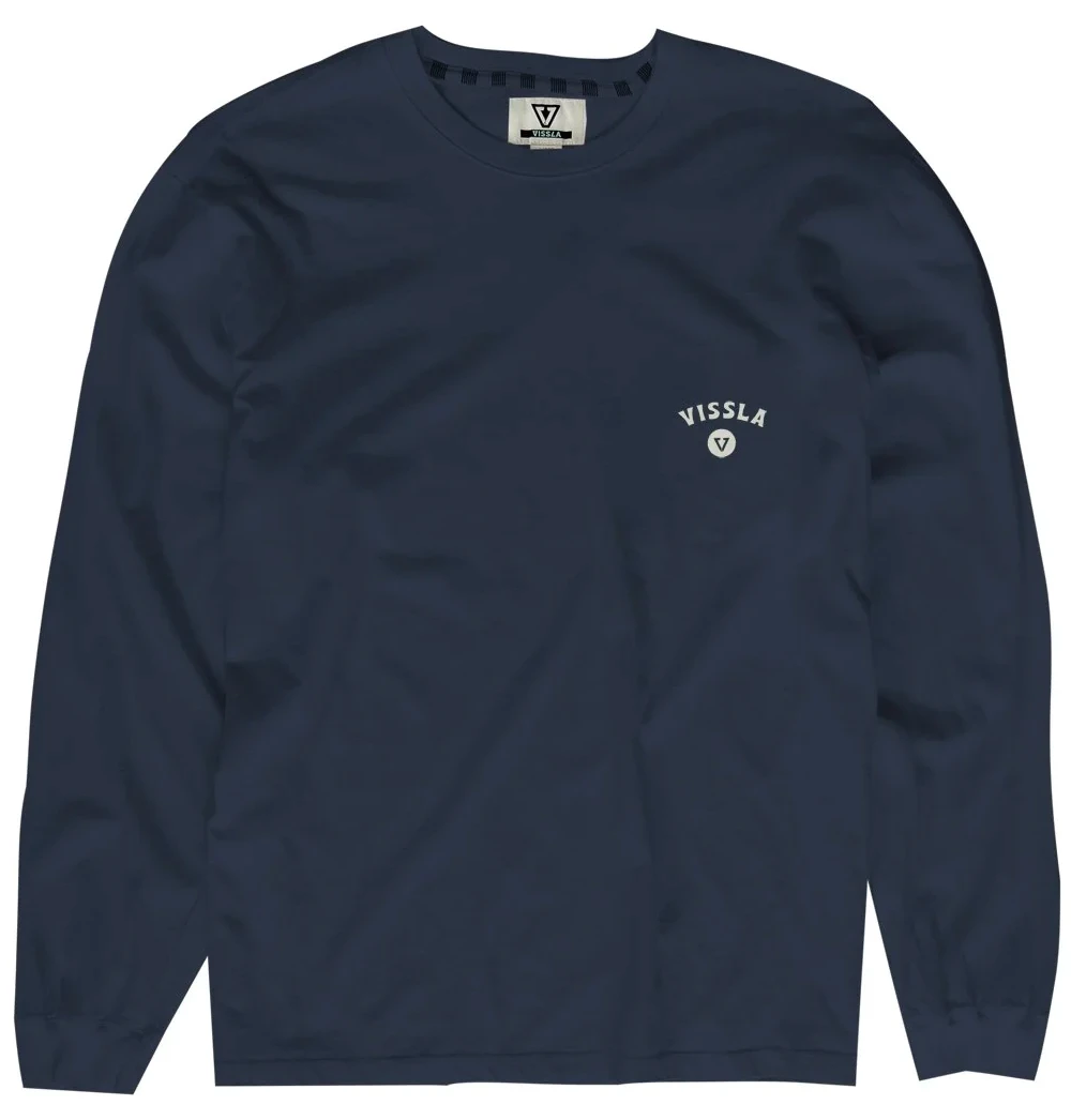 VISSLA QUALITY GOODS LONG SLEEVE NAVY 2 VISSLA QUALITY GOODS LONG SLEEVE NAVY - Image 2