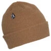 VOLCOM FULL STONE BEANIE DARK BROWN
