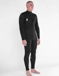 VOLCOM MODULATOR 4/3MM CHEST ZIP WETSUIT BLACK -SurfVibe Shop volcom muta modulator 4 3 chest zip black 2