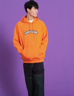 VOLCOM OBTIC HOODIE CARROT -SurfVibe Shop volcom obtic felpa con cappuccio 4