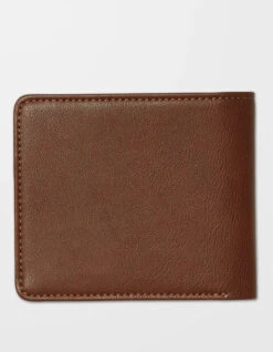 VOLCOM SLIM STONE S WALLET BROWN -SurfVibe Shop volcom slim stone s portafoglio brown 2