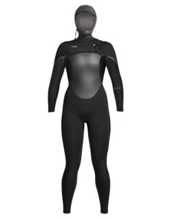 XCEL 5/4 WOMENS AXIS X HOODED WETSUIT BLACK